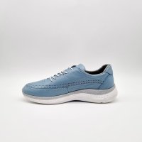 Дамски спортни обувки от естествена кожа в синьо , снимка 3 - Дамски ежедневни обувки - 40462648