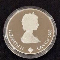 20 сребърни долара Канада 1986 UNC проба 925 , снимка 1 - Нумизматика и бонистика - 43791583