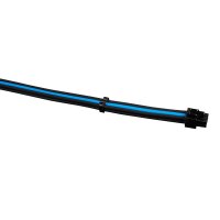 1stPlayer комплект удължителни кабели Custom Modding Cable Kit Black/Blue - ATX24P, EPS, PCI-e - BBL, снимка 4 - Кабели и адаптери - 43435482