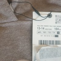 Страхотна блуза ZARA с качулка за момичета 13-14 г.Нова с етикет, снимка 4 - Детски Блузи и туники - 44050904