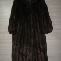 Дамско палто естествен косъм норка, снимка 1 - Палта, манта - 38162273