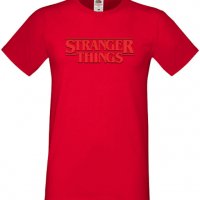 Мъжка тениска Stranger Things Logо,Филм,Сериал,, снимка 3 - Тениски - 37568267