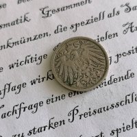 Райх монета - Германия - 10 пфенига | 1900г.; серия F, снимка 2 - Нумизматика и бонистика - 28859303