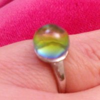 Дамски пръстен с цветен камък, снимка 6 - Пръстени - 27070571