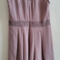 Красива лилава рокля с дантела, снимка 3 - Рокли - 37765191