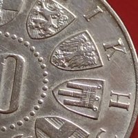 Сребърна монета 50 шилинга 1964г. Австрия 0.900 Инсбрук IX Зимни олимпийски игри 41420, снимка 5 - Нумизматика и бонистика - 43568167