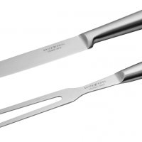 НОВ! Комплект нож и вилица за месо 34 см, снимка 1 - Прибори за хранене, готвене и сервиране - 28281554