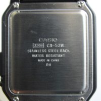 Casio CA-53W Calculator Касио ръчен часовник с калкулатор нов , снимка 8 - Мъжки - 43926351