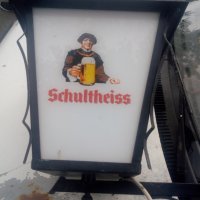 Немски фенер от заведение с реклама на бира, снимка 3 - Външни лампи - 36910903