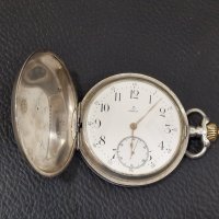 Джобен сребърен часовник Омега 3 капака колекционерски, снимка 1 - Антикварни и старинни предмети - 44068688