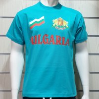 Нова мъжка тениска с трансферен печат България, знаме и герб, снимка 5 - Тениски - 34585868
