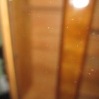Гардероб дъбов с орехов фурнир винтидж  двукрилен чудесно запазен, снимка 5 - Гардероби - 31108504
