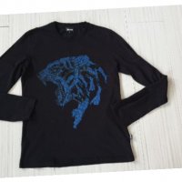 Just Cavalli Cotton Mens Size S НОВО!  ОРИГИНАЛ! Мъжка Тънка Памучна Блуза!, снимка 2 - Блузи - 34827131