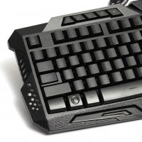 Качествена  Трицветна гейминг клавиатура с подсветка M200, снимка 7 - Клавиатури и мишки - 33255187