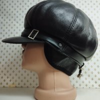 Дамска шапка кожен каскет- дшб 68, снимка 2 - Шапки - 43309000
