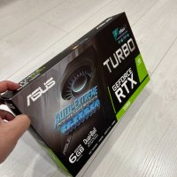 Видеокарта ASUS TURBO Nvidia GeForce RTX 2060 6GB GDDR6, снимка 4 - Видеокарти - 44053687