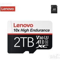 Lenovo 2TB карта памет +преходник + 1 Година гаранция !, снимка 1 - Карти памет - 43619648