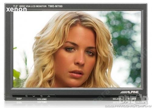 Alpine TME-M780 монитор за вграждане в облегалката за TV, DVD, Playstation, снимка 1