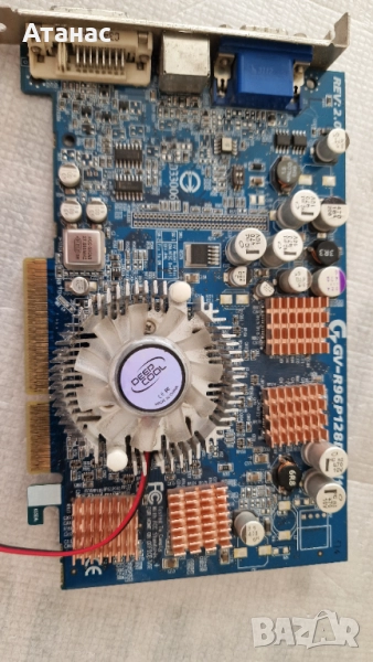ATI 9600 Pro GV-R96P128D-Ultra - сменен вентилатор, снимка 1