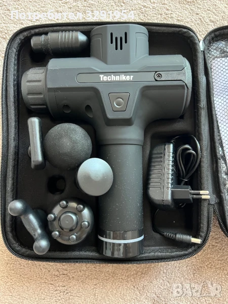 Мощен вибрационен масажорен пистолет, снимка 1