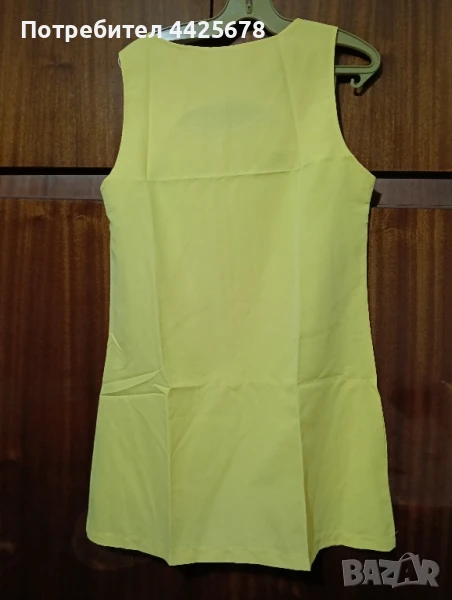 дамска жълта рокля, снимка 1