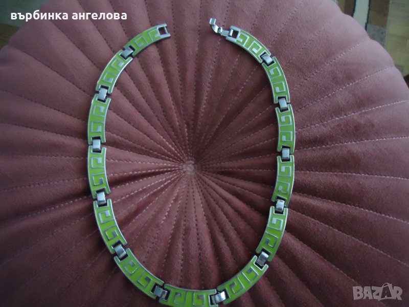 Дамско колие метал по врата, снимка 1