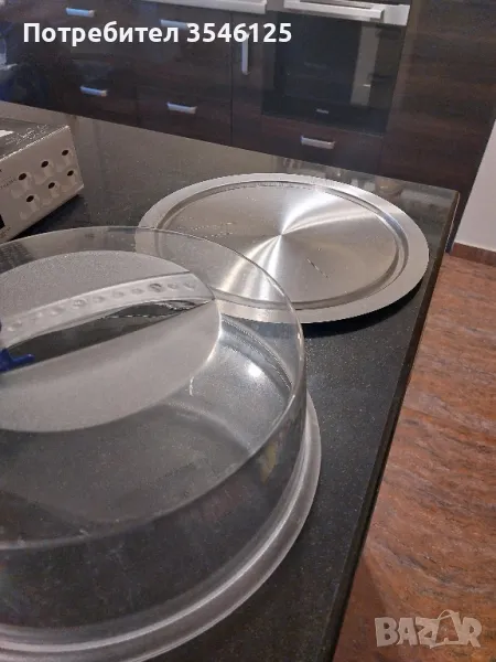 Съд ( кутия) за торта- голям , снимка 1