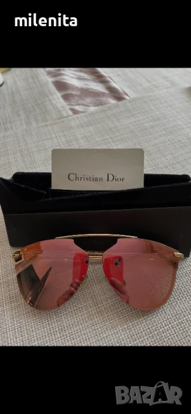 Страхотни очила Christian Dior с огледални розови стъкла, снимка 1