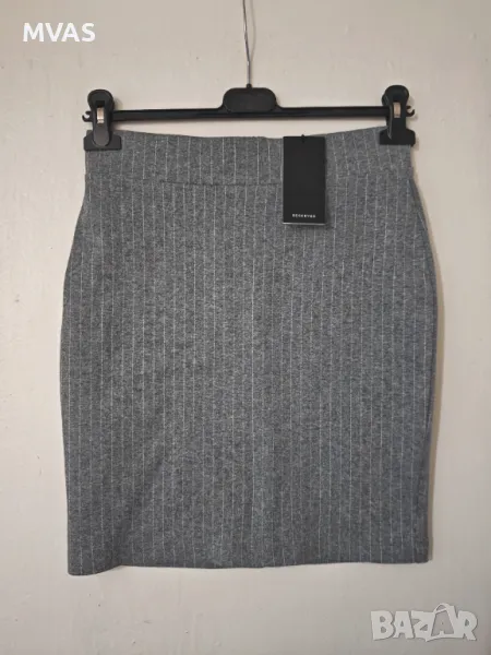 Нова Reserved - 50% сива пола с етикет S, снимка 1