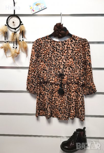 Бебе рокля в леопардов принт , снимка 1