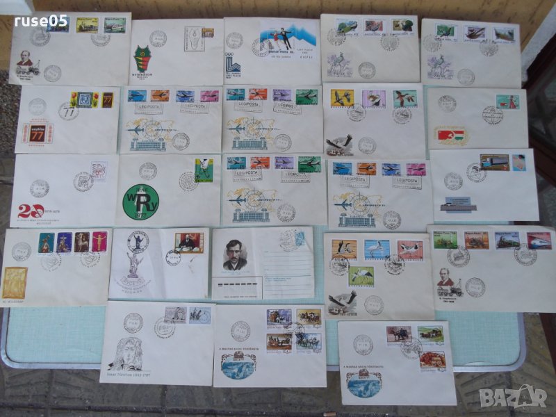 Лот от 23 бр. пощенски плика, снимка 1