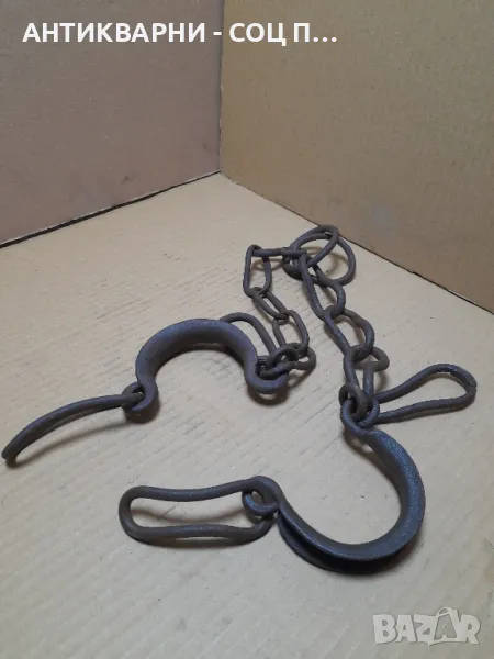 Соц Стари Ръчно Ковани Букай За Спъване На Животни., снимка 1