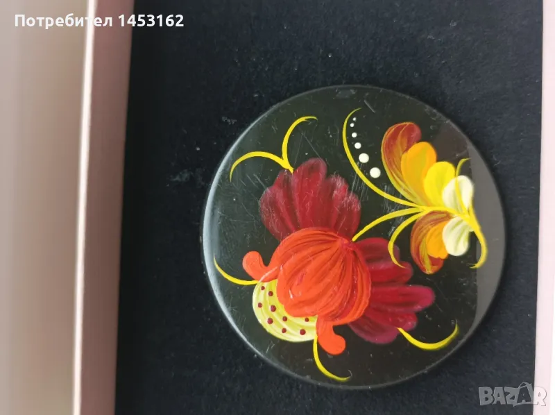 Стара руска брошка, снимка 1