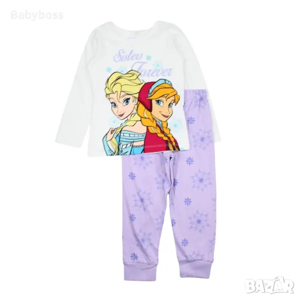 Пижама за момиче с Елза и Анна Frozen, снимка 1