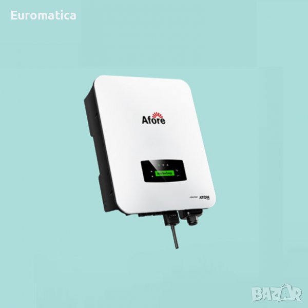Мрежов монофазен соларен инвертор Afore 6 kW HNS6000TL - WI-FI, 2 MPPT, DC Switch, LCD, снимка 1