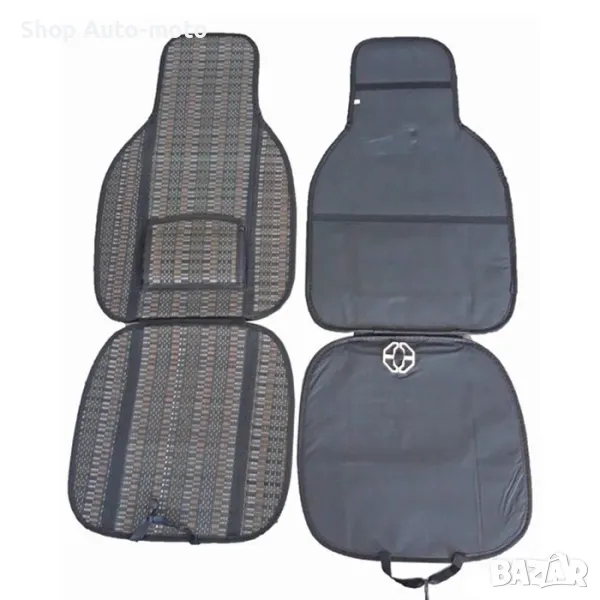 К-т бамбукови подложки Automat, За седалки на МПС, 120 x 45см, 2бр, снимка 1