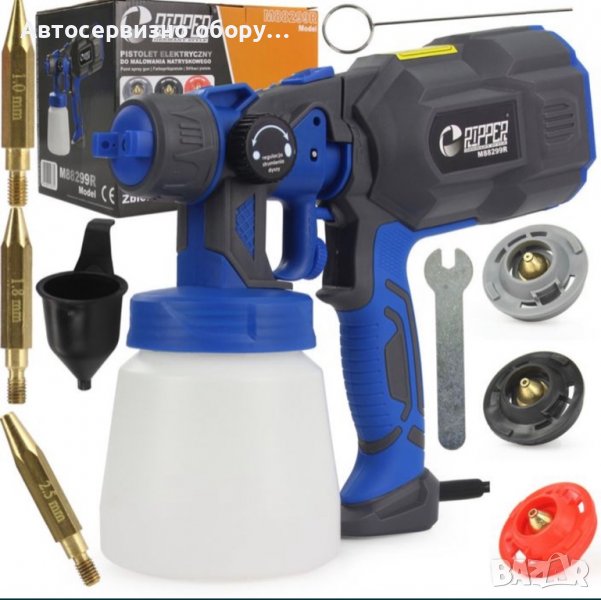 Пистолет за боядисване с 3 Дюзи два модела 1.0,1.8,2.5мм, снимка 1