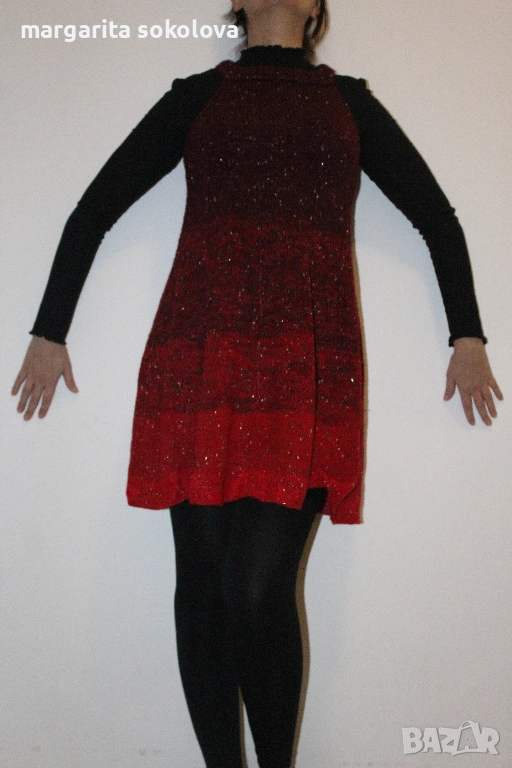 Трикотажна рокля, снимка 1