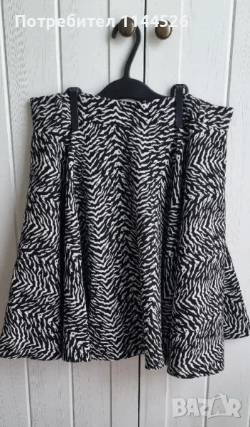 Разкроена пола в черно-бяло, Novena, снимка 1