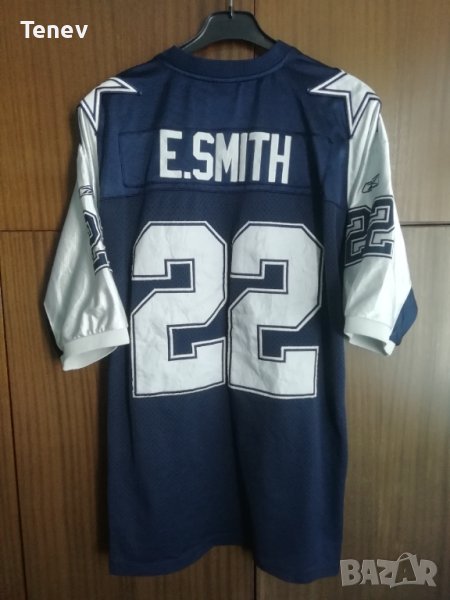 Dallas Cowboys #22 Emmitt Smith Reebok NFL Jersey оригинална тениска фланелка Vintage , снимка 1