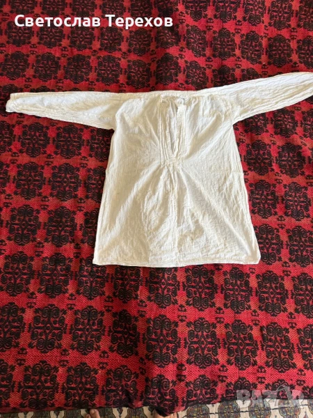 Продавам автентична ленена дамска риза за носия, снимка 1