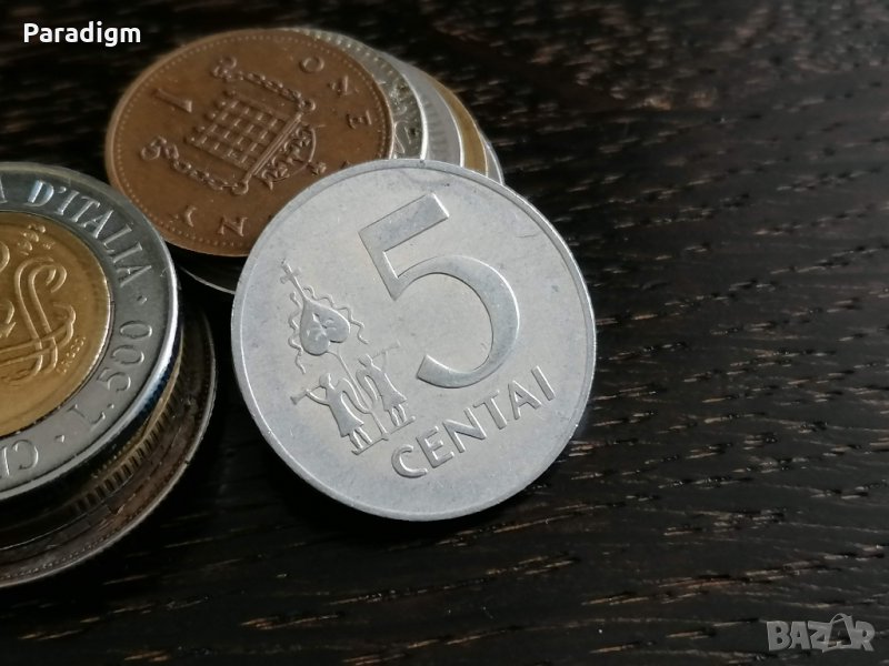 Монета - Литва - 5 цента | 1991г., снимка 1