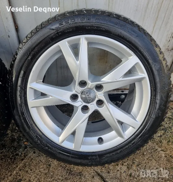 Оригинални джанти Audi 17 цола 5x112 с гуми, снимка 1