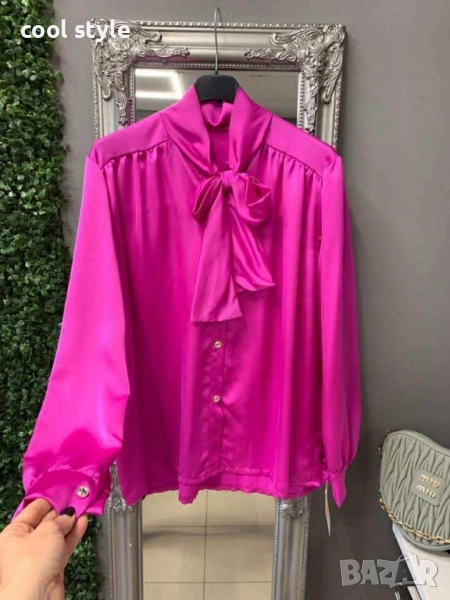 дамска риза с панделка, снимка 1