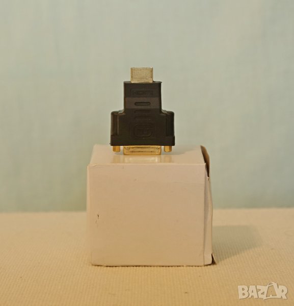 Преходник DVI(ж) към HDMI(м), позлатени конектори, снимка 1