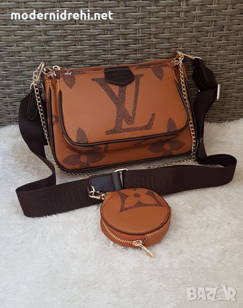 Дамска чанта кафява Louis Vuitton, снимка 1
