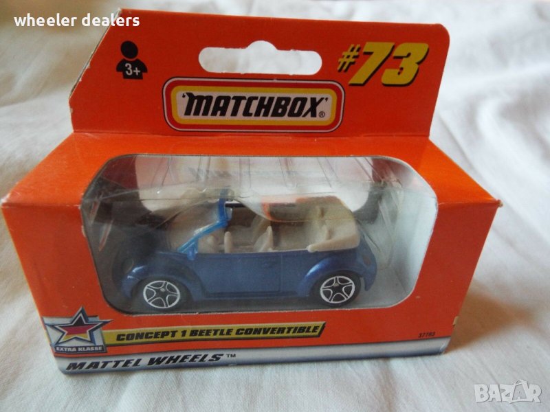 Метална количка Мачбокс Matchbox Concept 1 Beetle Convertible, снимка 1