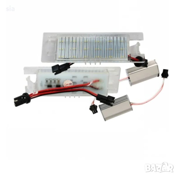 LED плафони регистрационен номер съвместими с Opel Zafira B / Astra H / Corsa D / Insignia, снимка 1
