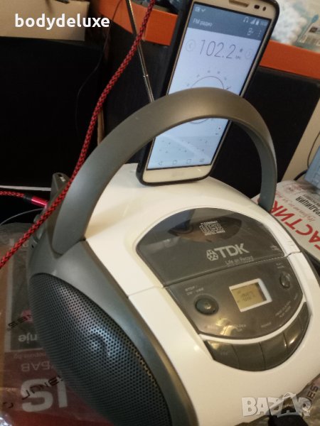 TDK TBC8717 CD/USB портативен бумбокс с аукс и флашка, снимка 1