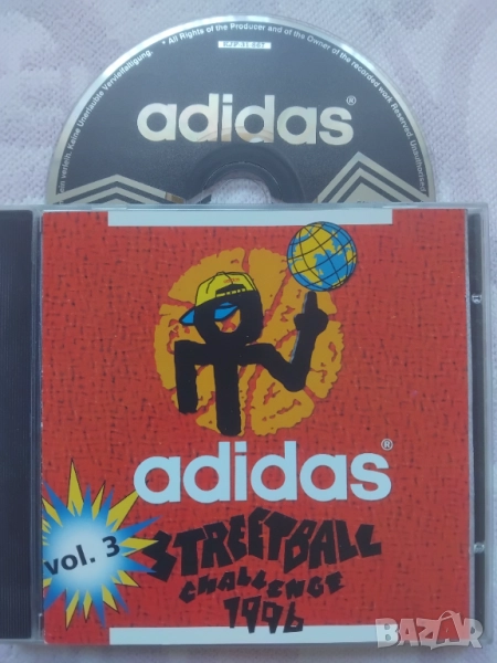  Adidas Streetball Challenge 1996 - Vol. 3 - матричен диск Hip - Hop  / RAP компилация, снимка 1